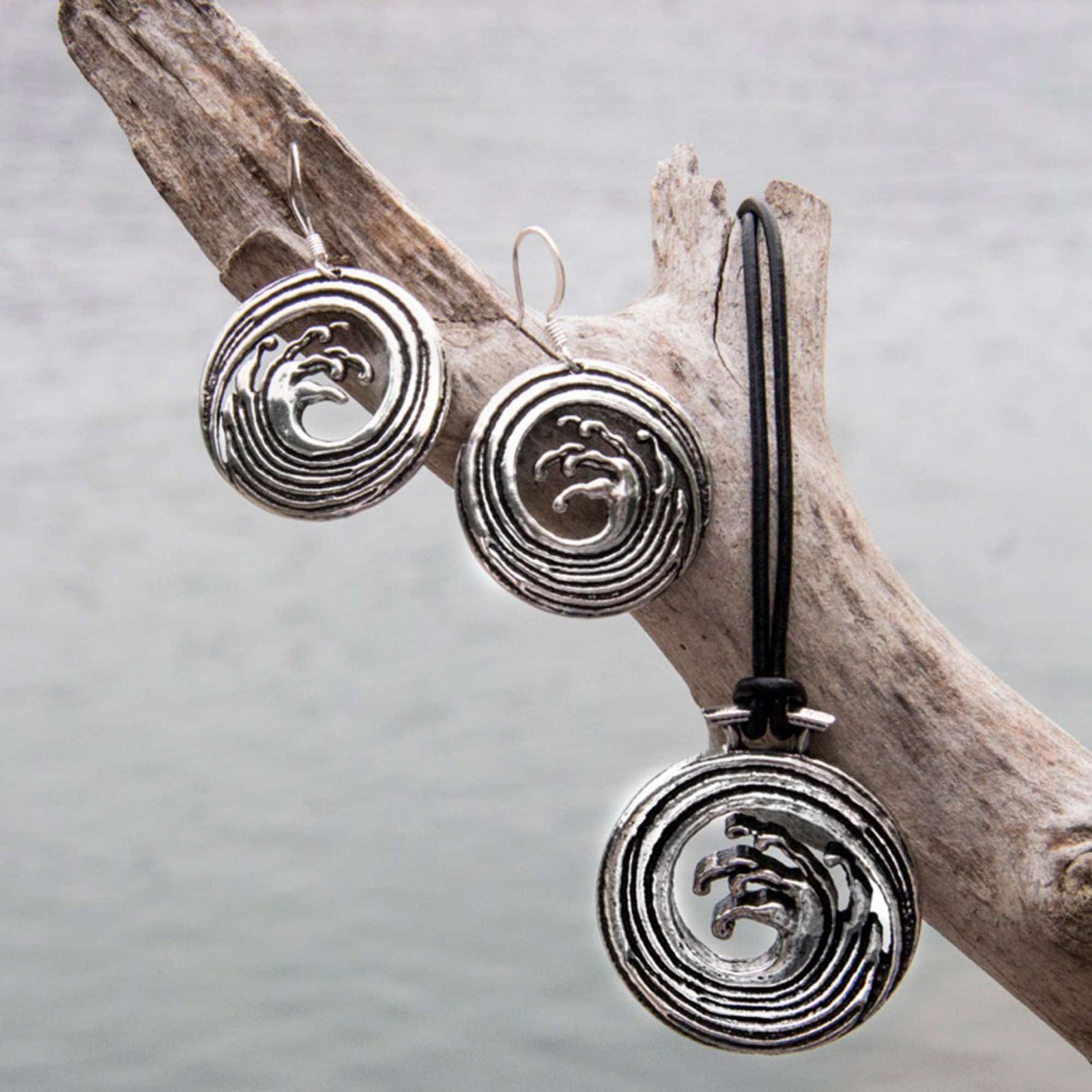 Oberon Design Hand-Cast Britannia Metal Hair Accessories, Earrings and  Necklaces