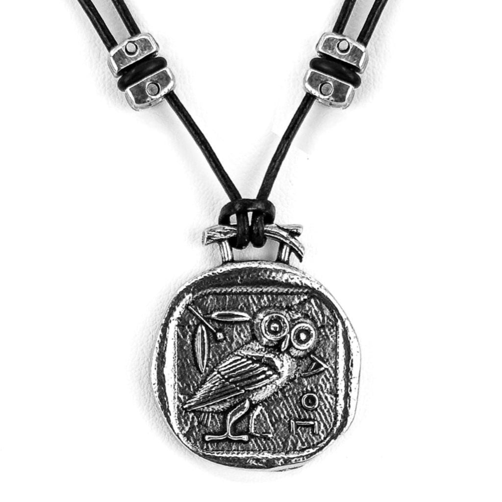 Oberon Design Athena's Owl Jewelry Set, Necklace