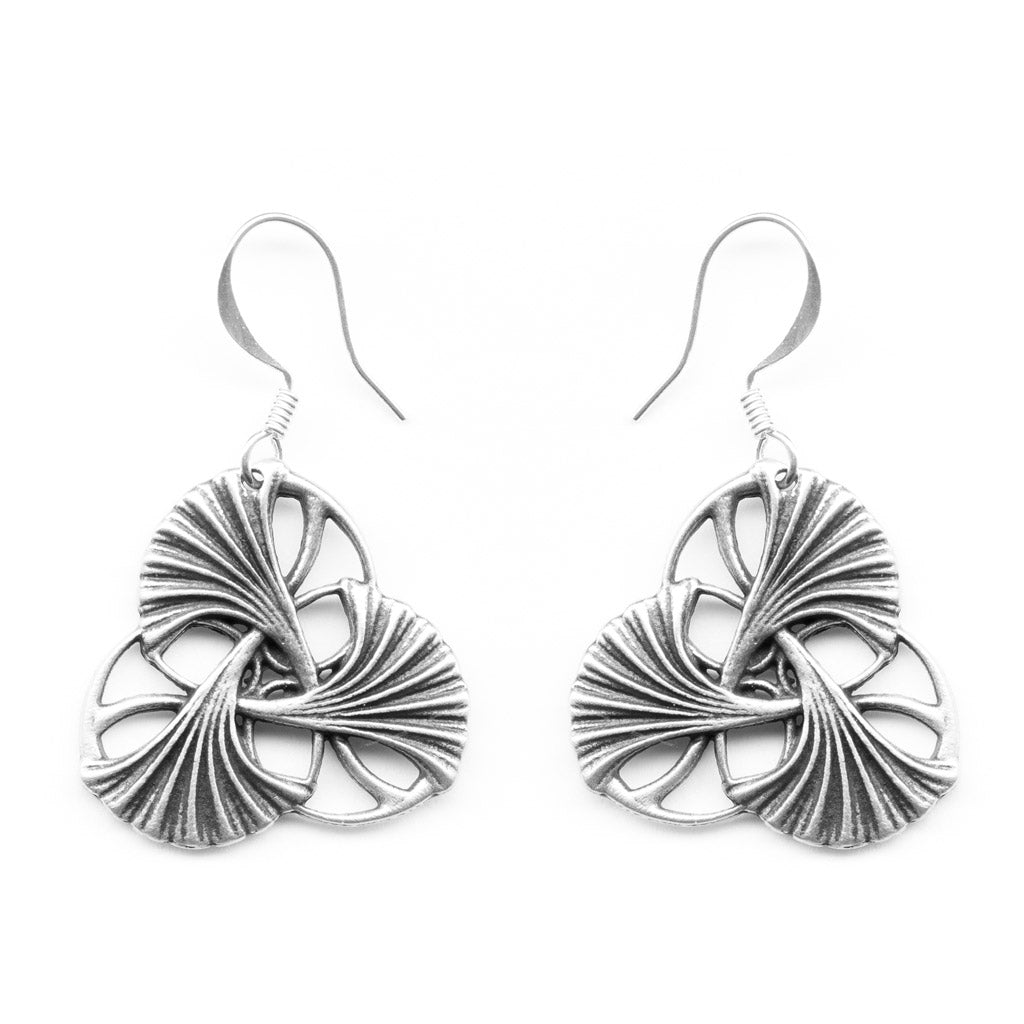 Oberon Design Art Nouveau Ginkgo Jewelry Set,  Earrings