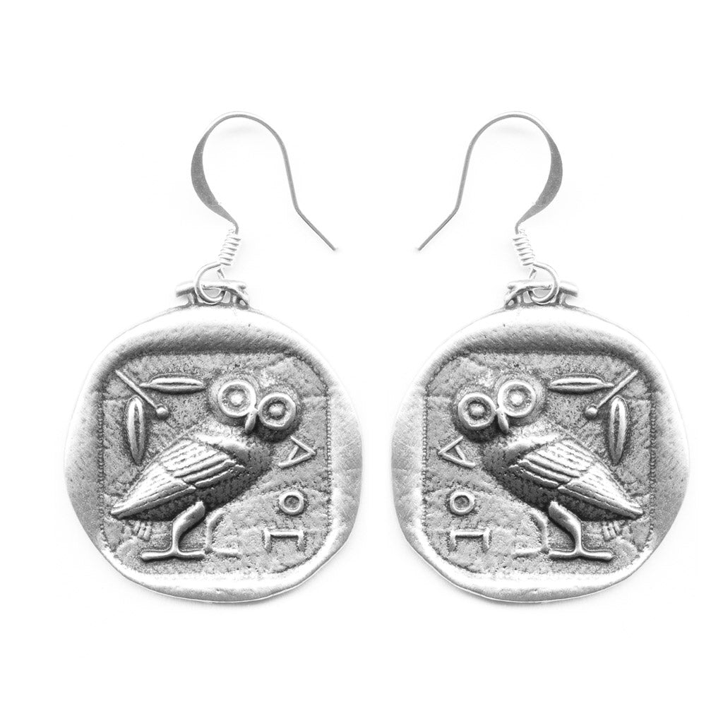 Oberon Design Athena's Owl Jewelry Set, Earrings