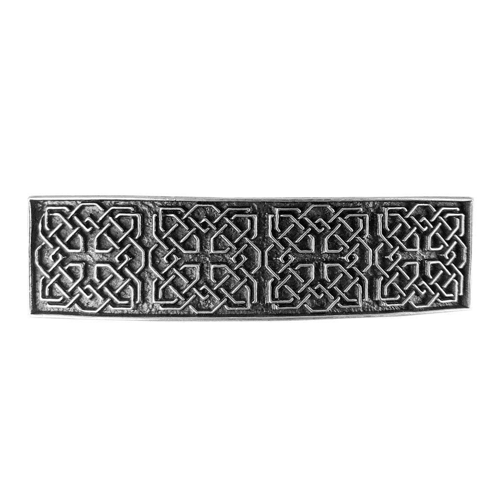 Oberon Design Hair Clip, Barrette, Hair Accessory, Harmony Knot, 70mm