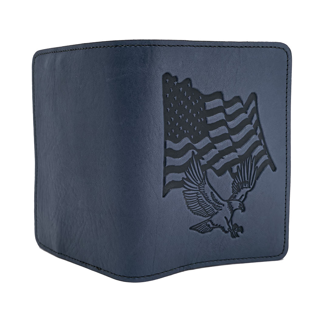 Pocket Notebook Cover, Flag and Eagle