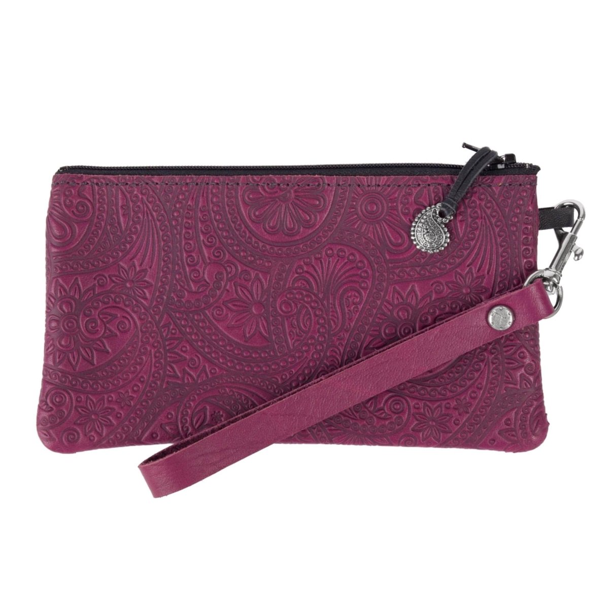 Oberon Design Wristlet in Paisley Orchid