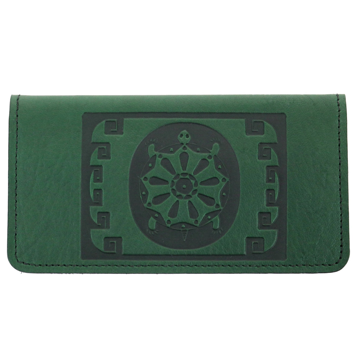 Checkbook Cover, Tribal Turtle