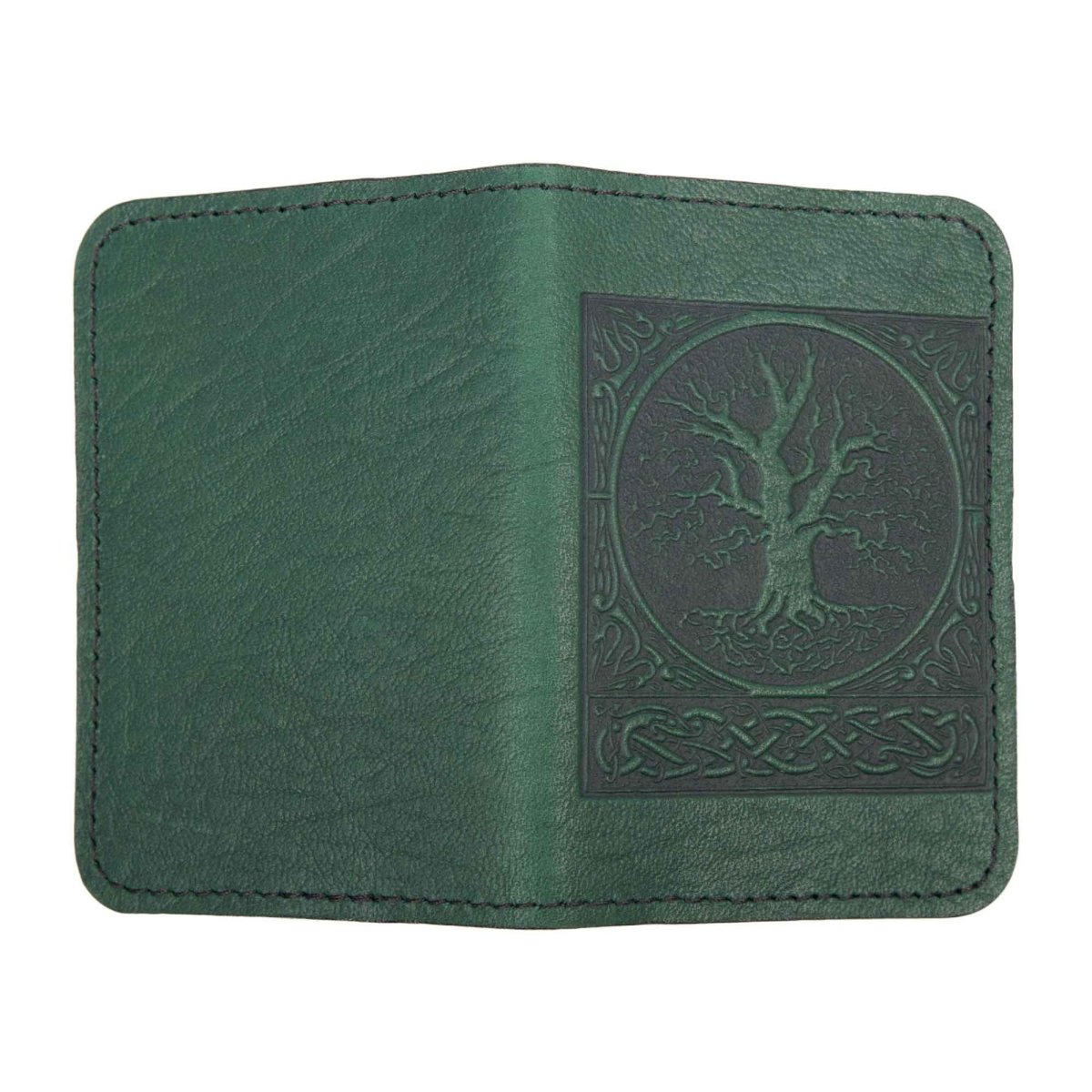 World Tree Mini Wallet, 
Green open