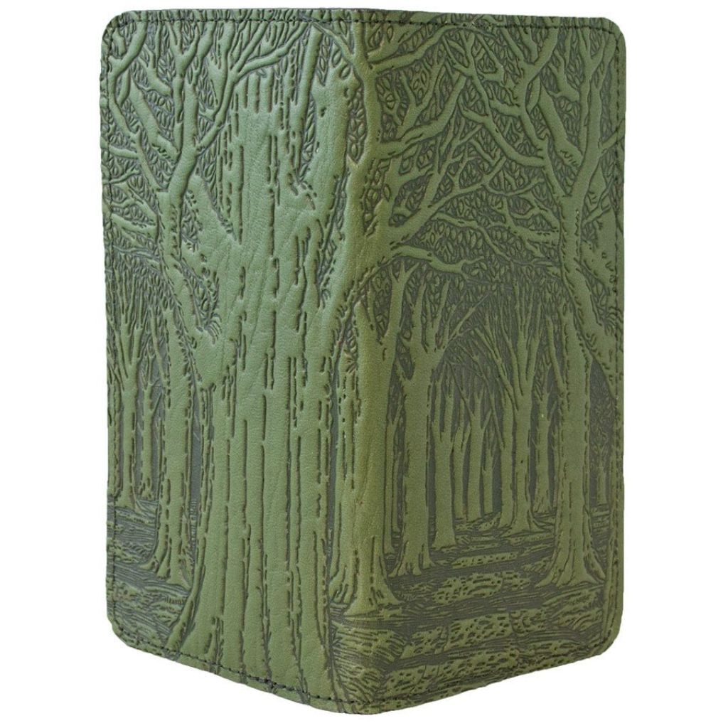 Checkbook Cover, Avenue of Trees, Fern - Open