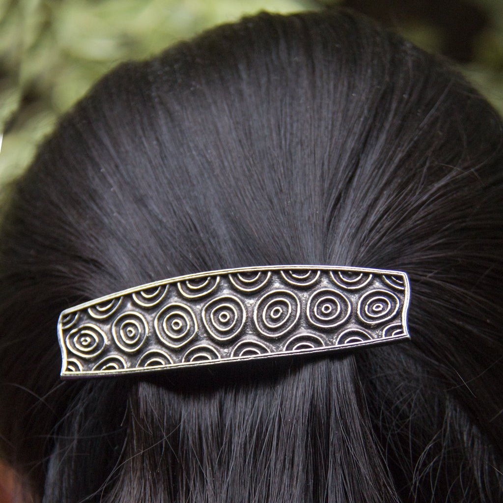 Oberon Design Hair Clip, Barrette, Hair Accessory, Hoops, Model 2