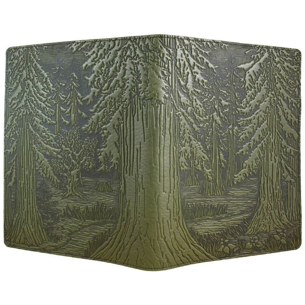 Forest Composition Notebook Cover, Fern - Open
