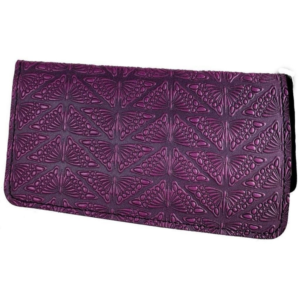 Checkbook Cover, Mariposas, Orchid