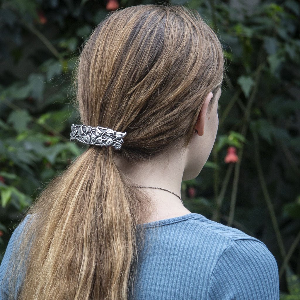 Oberon Design Hair Clip, Barrette, Hair Accessory, Periwinkle, Model 6