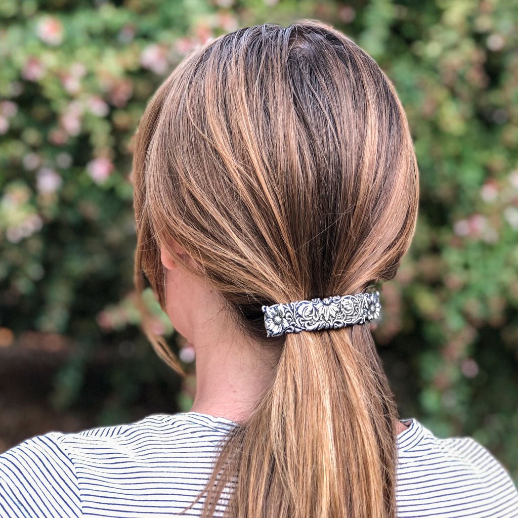 Oberon Design Hair Clip, Barrette, Hair Accessory, Wildflower, Ponytail