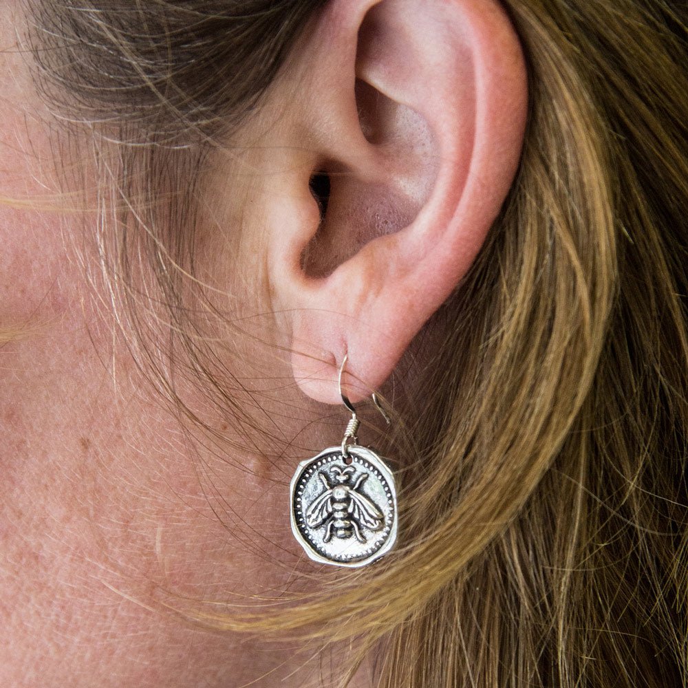 Oberon Design Honey Bee Jewelry Set II, Earrings