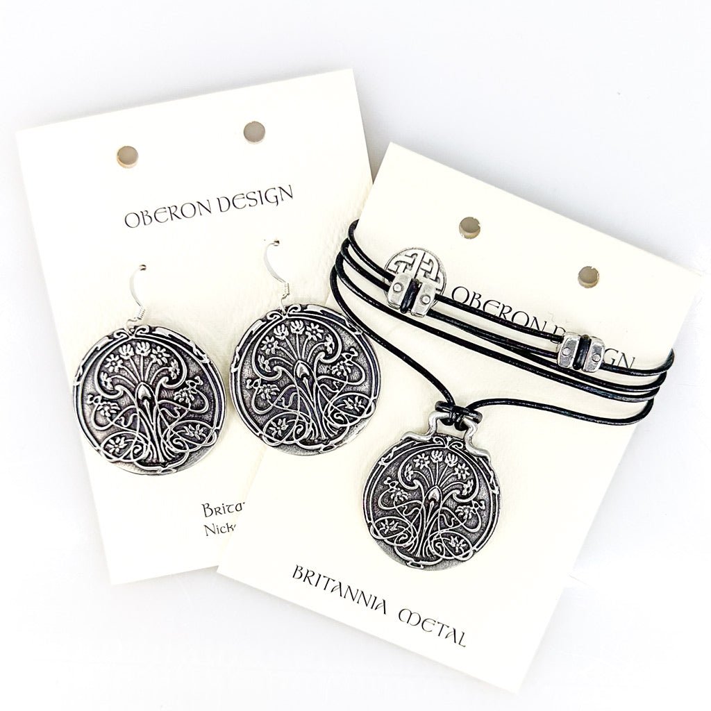 Pond Lily Jewelry Set - Cards