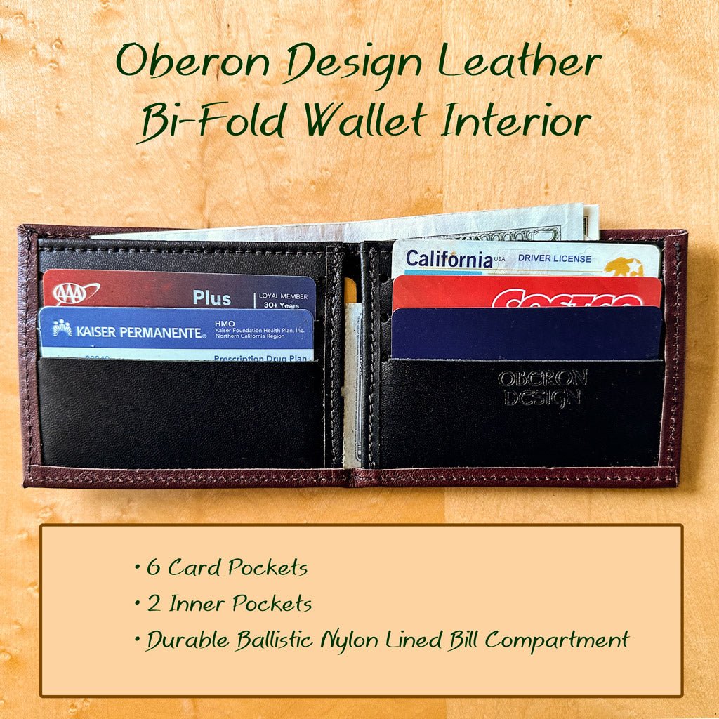 Bi-Fold Wallet, Mountain Wolf