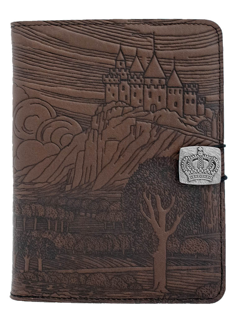 Genuine leather cover, case for Kindle e-Readers, Camelot, Chocolate
