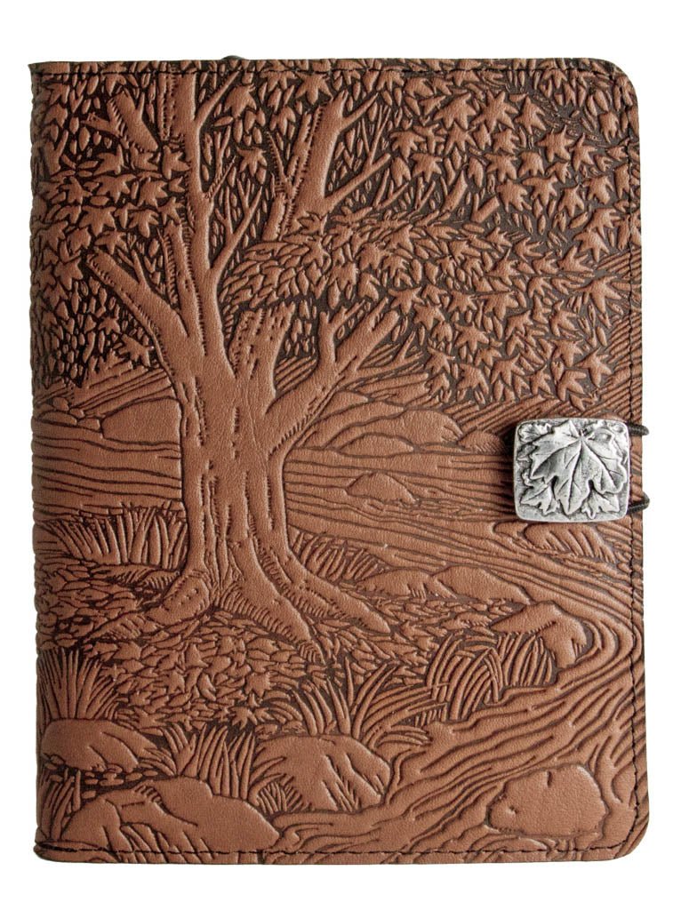 Genuine leather cover, case for Kindle e-Readers, Creekbed Maple, Saddle