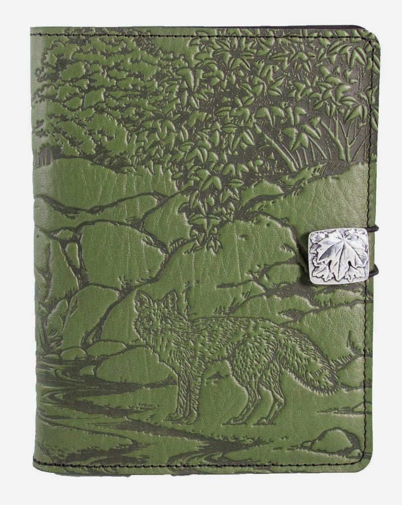Genuine leather cover, case for Kindle e-Readers, Mr. Fox, Fern