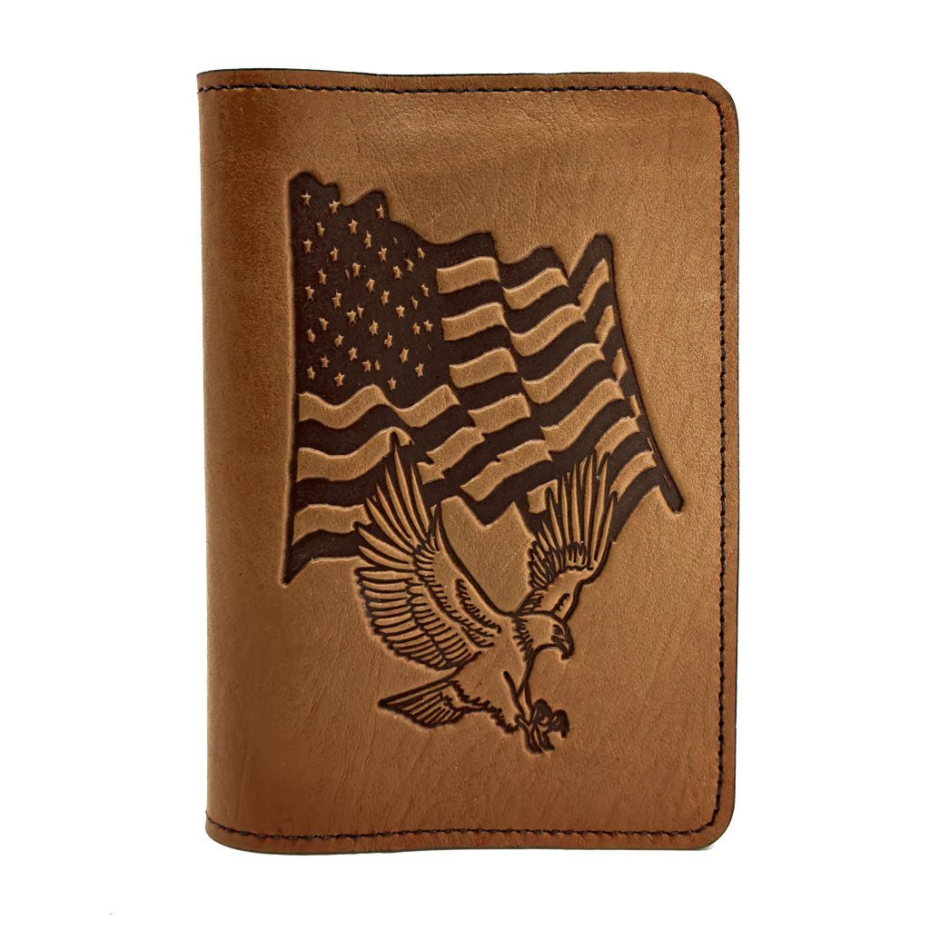 Pocket Notebook Cover, Flag and Eagle
