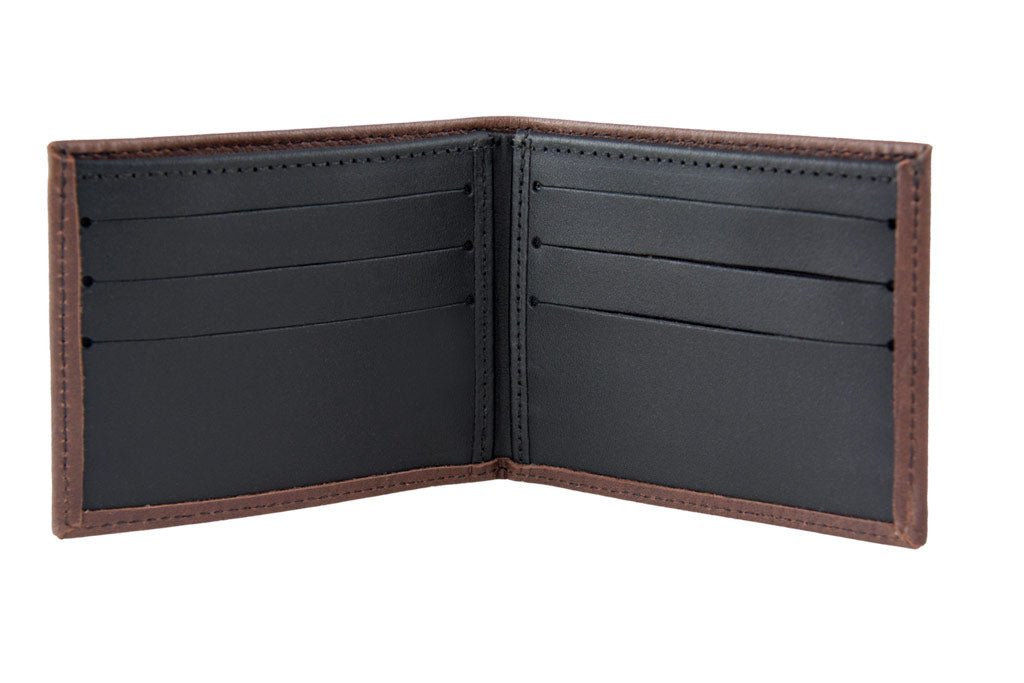 Oberon Design Leather Men's Wallet, Interior
