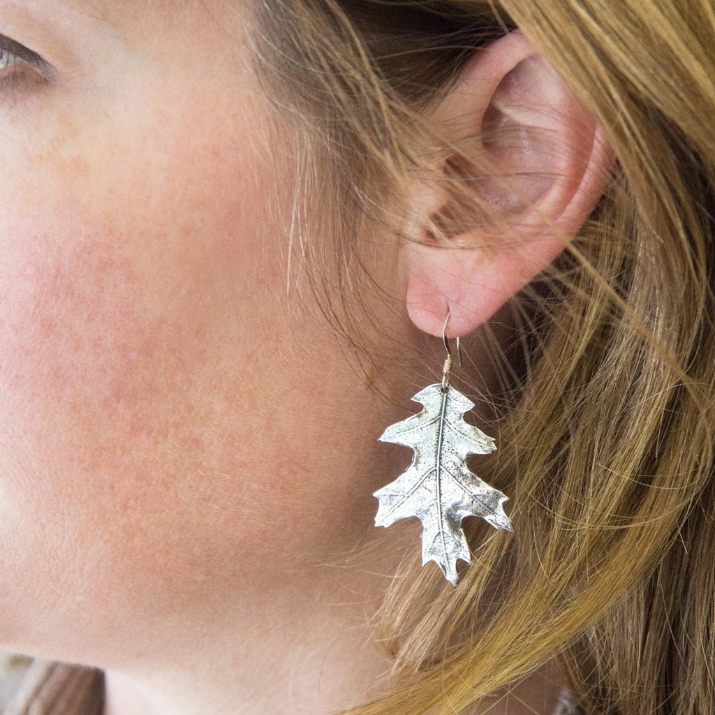 Oberon Design Oak Leaf Jewelry Set II, Earrings