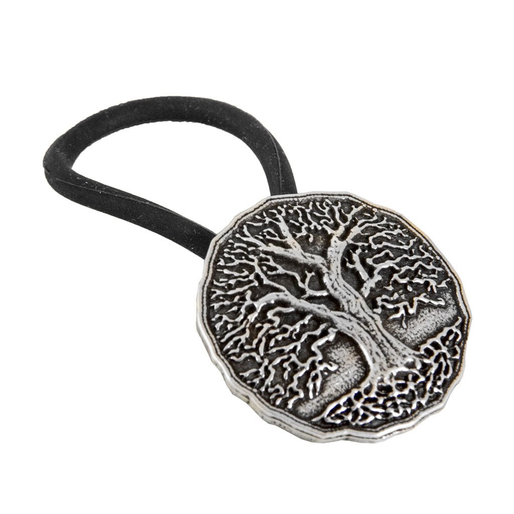 Oberon Design Tree of Life Jewelry Set, Ponytail Holder