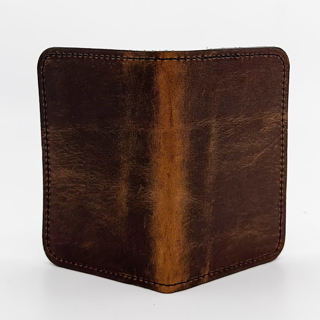Hard Times Mini Wallet, Copper - Open