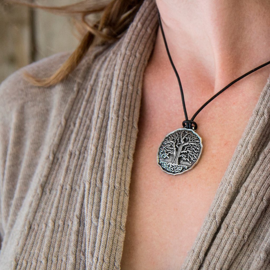 Oberon Design Tree of Life Jewelry Set, Necklace & Earrings