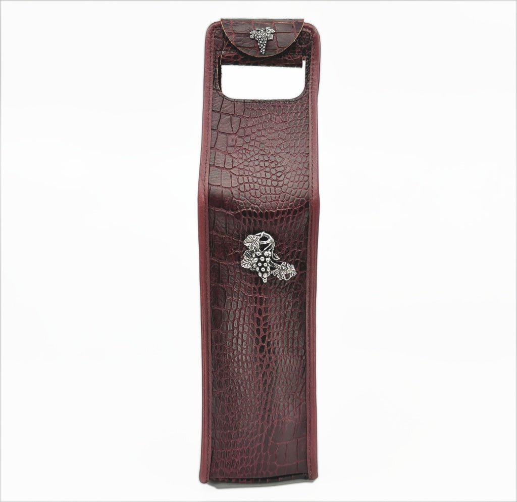 Wine Bottle Bag, Alligator